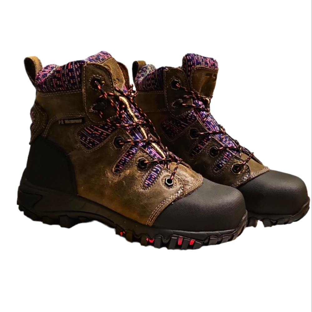 Women's TEGOPRO composite toe waterproof puncture resistant 6" boot size 7.5M